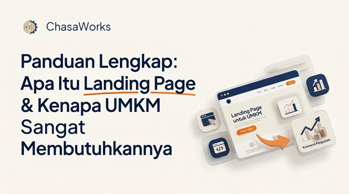 Panduan Lengkap: Apa Itu Landing Page & Kenapa UMKM Sangat Membutuhkannya untuk Jualan?