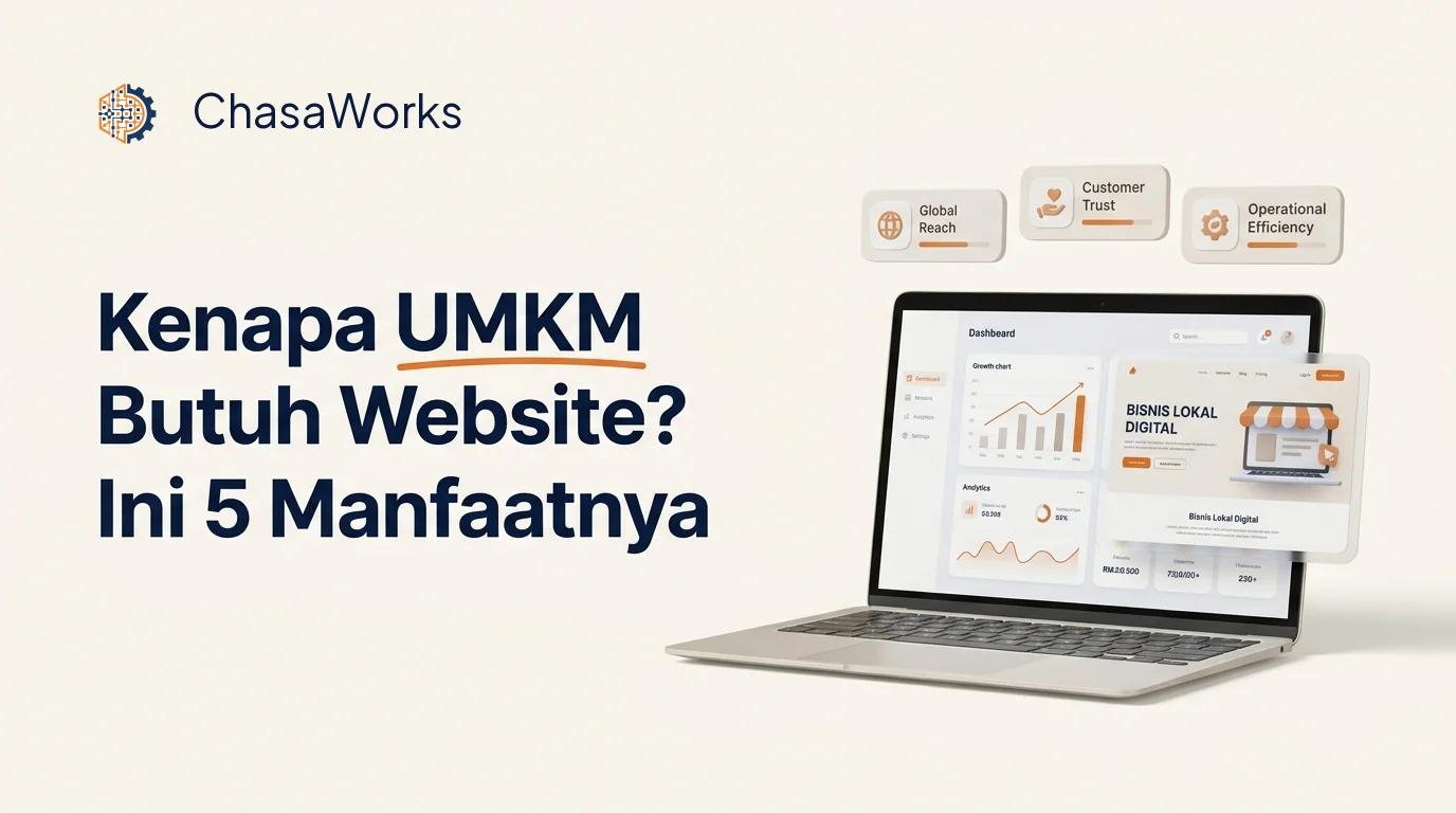 Kenapa UMKM Butuh Website? Ini 5 Manfaatnya untuk Bisnis Lokal