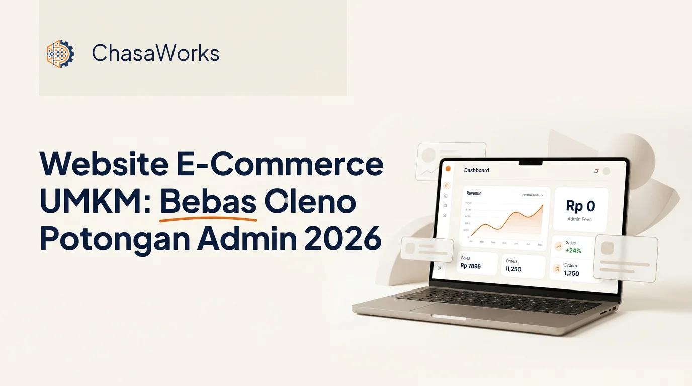 Website E-Commerce UMKM: Bebas Potongan Admin Marketplace 2026