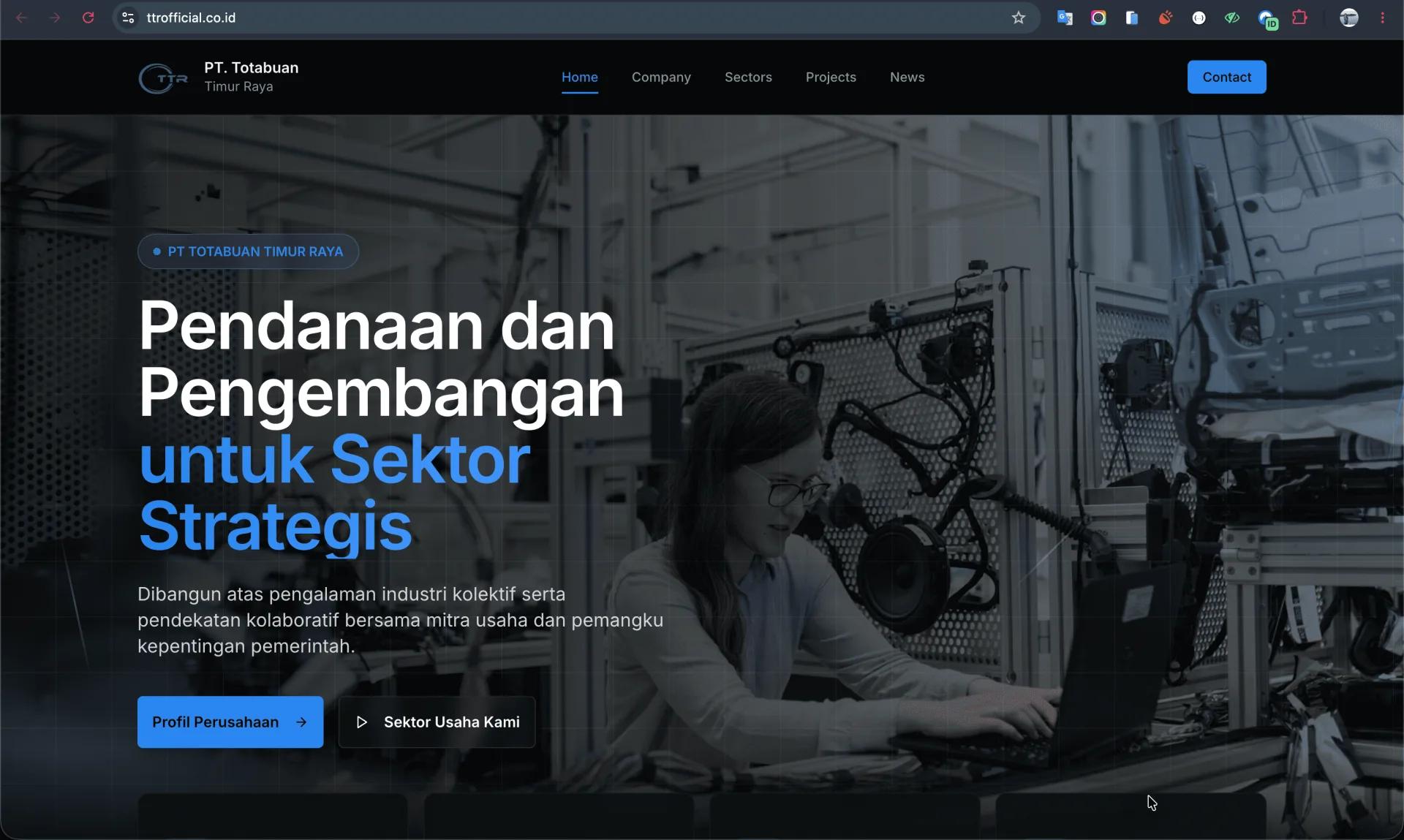 Cover Company Profile TTR Official